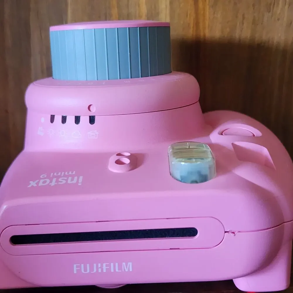 Fujifilm Instax Mini 9 Instant Film Camera Pink - Instant Print, Selfie Mirror